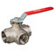 3-Way ball valve Type: 1635 Brass Internal thread (BSPP) PN25/32